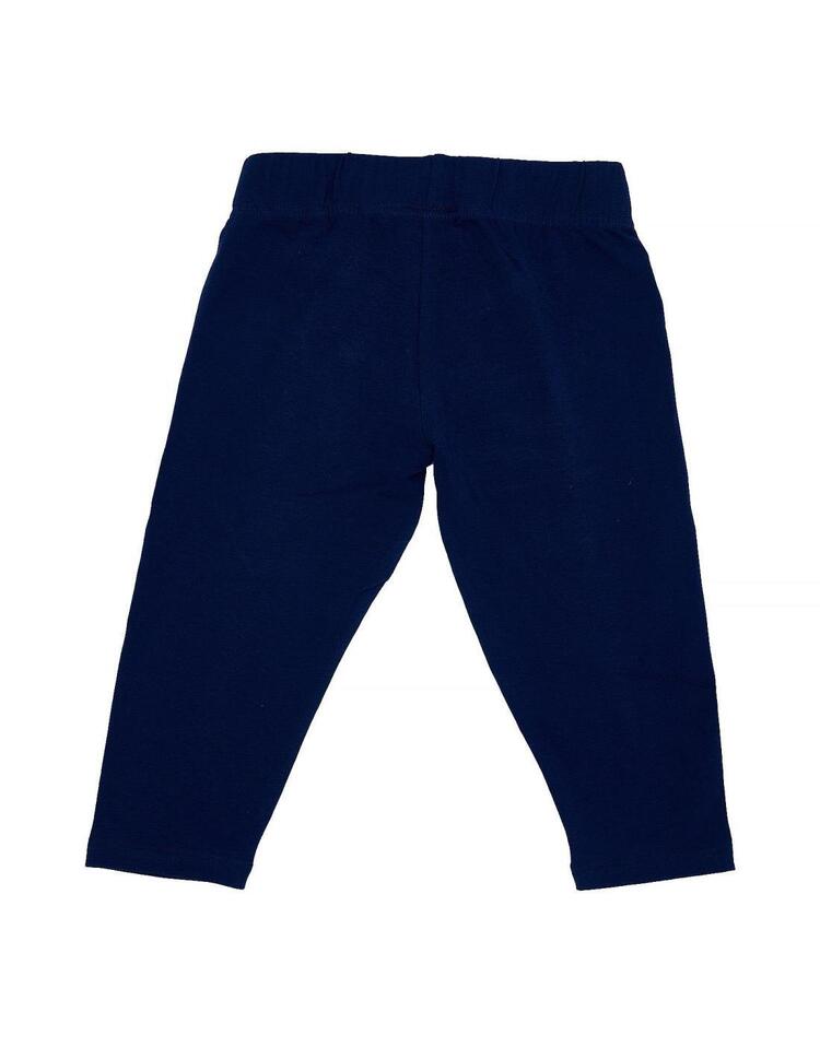 Foliowe legginsy capri dziewczęce
