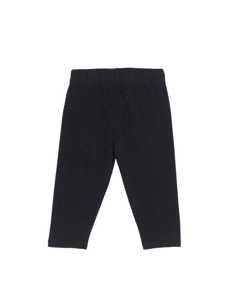 Foliowe legginsy capri dziewczęce