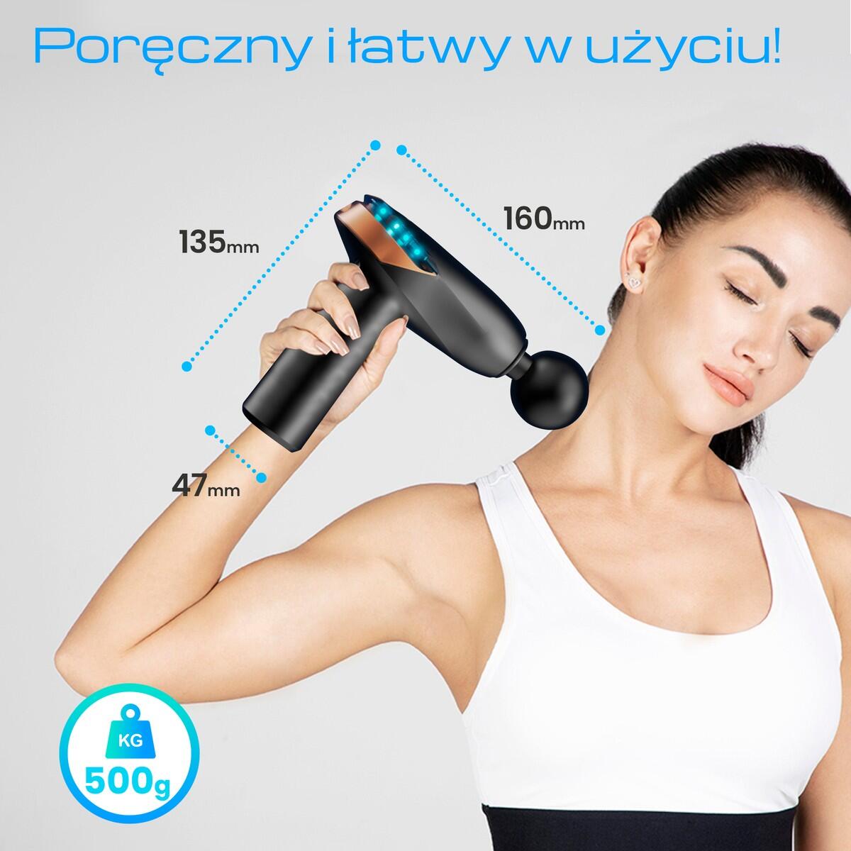 Masażer wibracyjny Extralink Massage Gun Lite 5/7