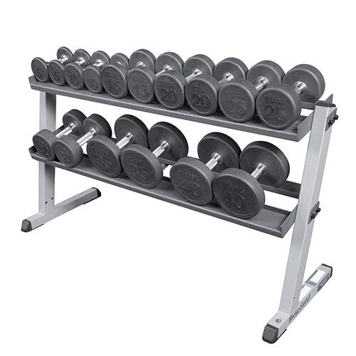 Support d'haltères commercial 2 étages GDR60 pour fitness et musculation