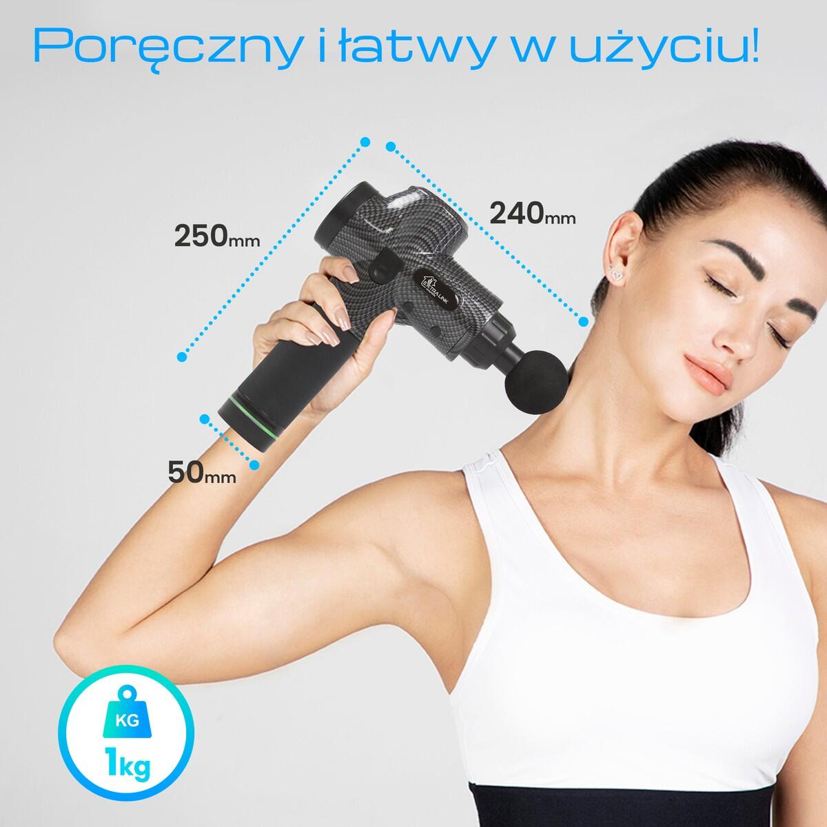 Masażer wibracyjny Extralink Massage Gun Pro 5/7