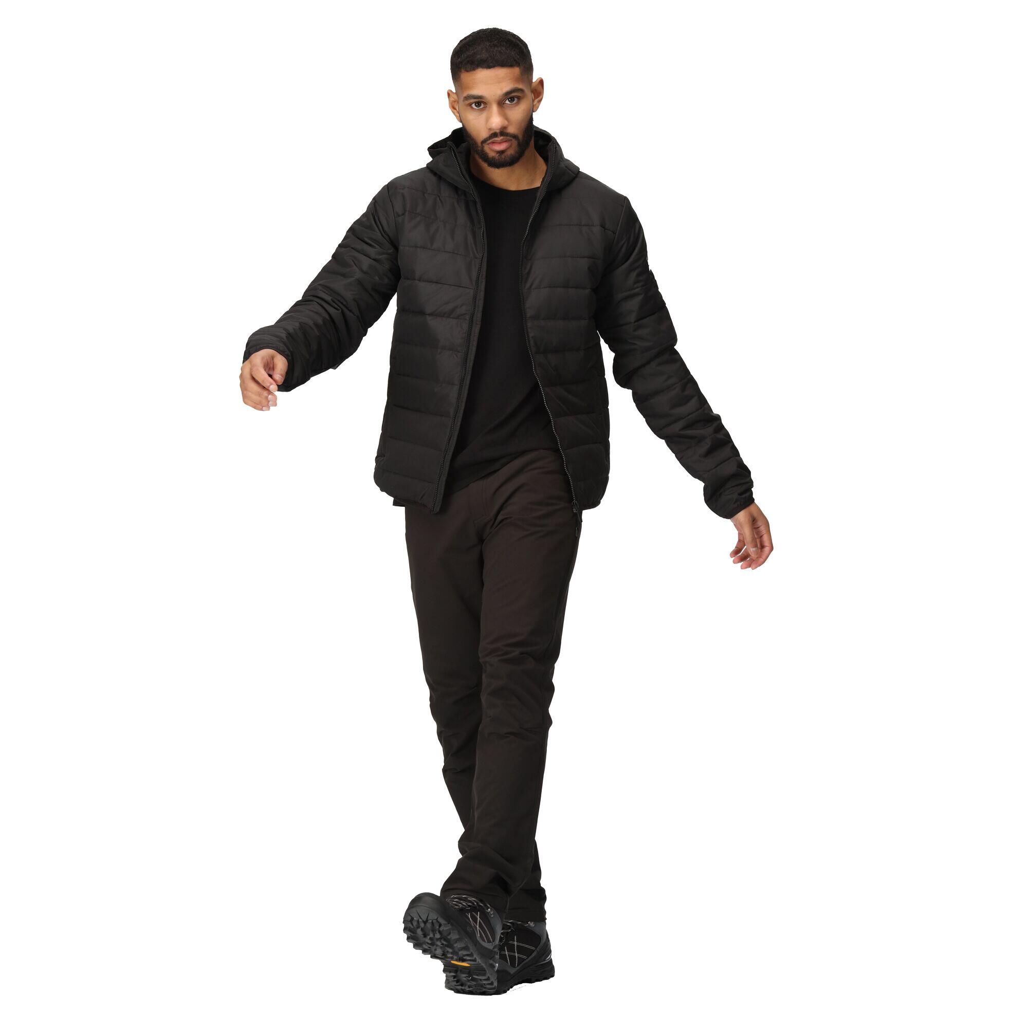 Chaqueta acolchada senderismo hombre impermeable Regatta Helfa, negro 3/7