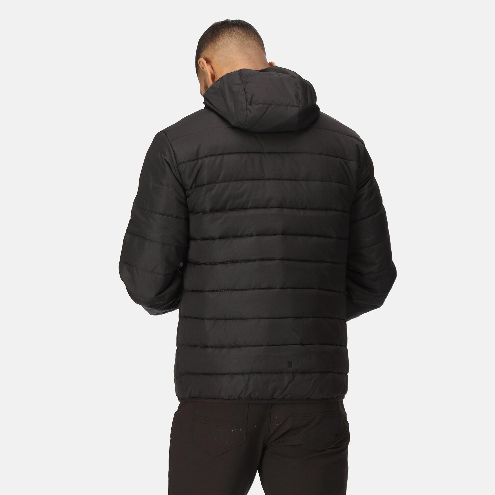 Chaqueta acolchada senderismo hombre impermeable Regatta Helfa, negro 2/7