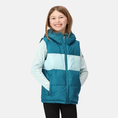 Bodywarmer wandelen kinderen padded hooded