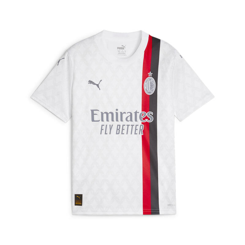AC Milan 23/24 uitshirt voor jongeren PUMA White Feather Gray