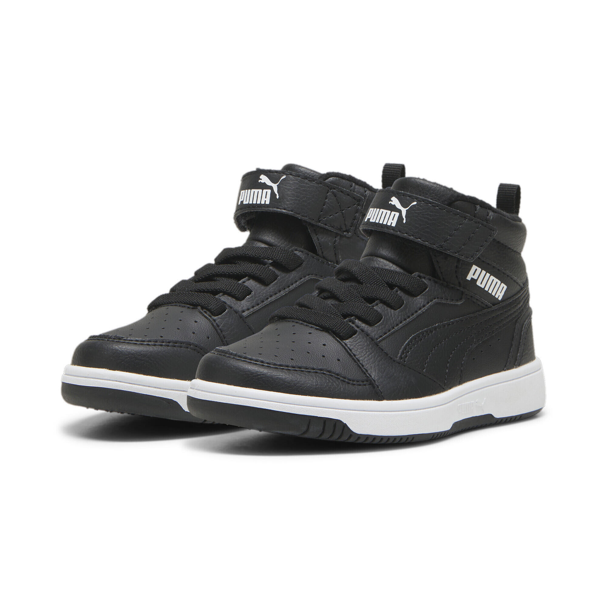 Baskets mi-hautes Rebound V6 WTR Enfant PUMA Black White 1/7