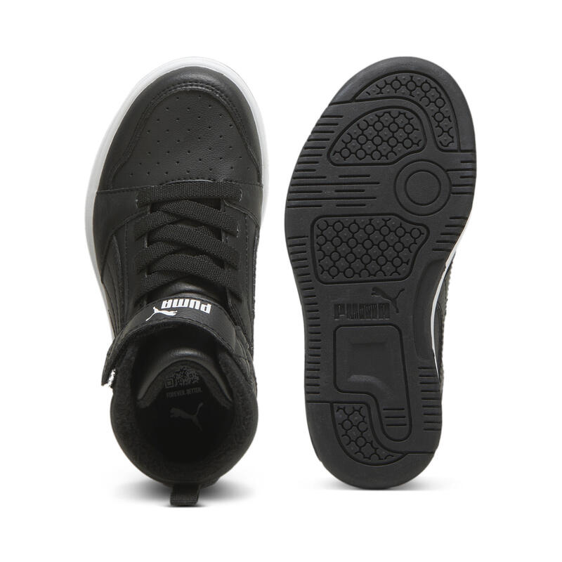 Zapatillas Rebound V6 Mid WTR Niños PUMA Black White | Decathlon