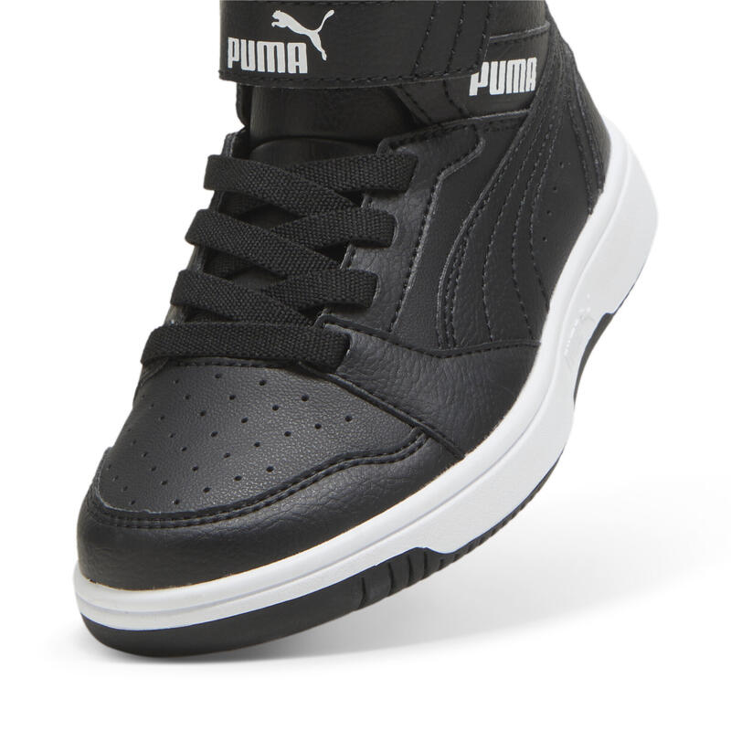 Rebound V6 Mid WTR sneakers voor kinderen PUMA Black White