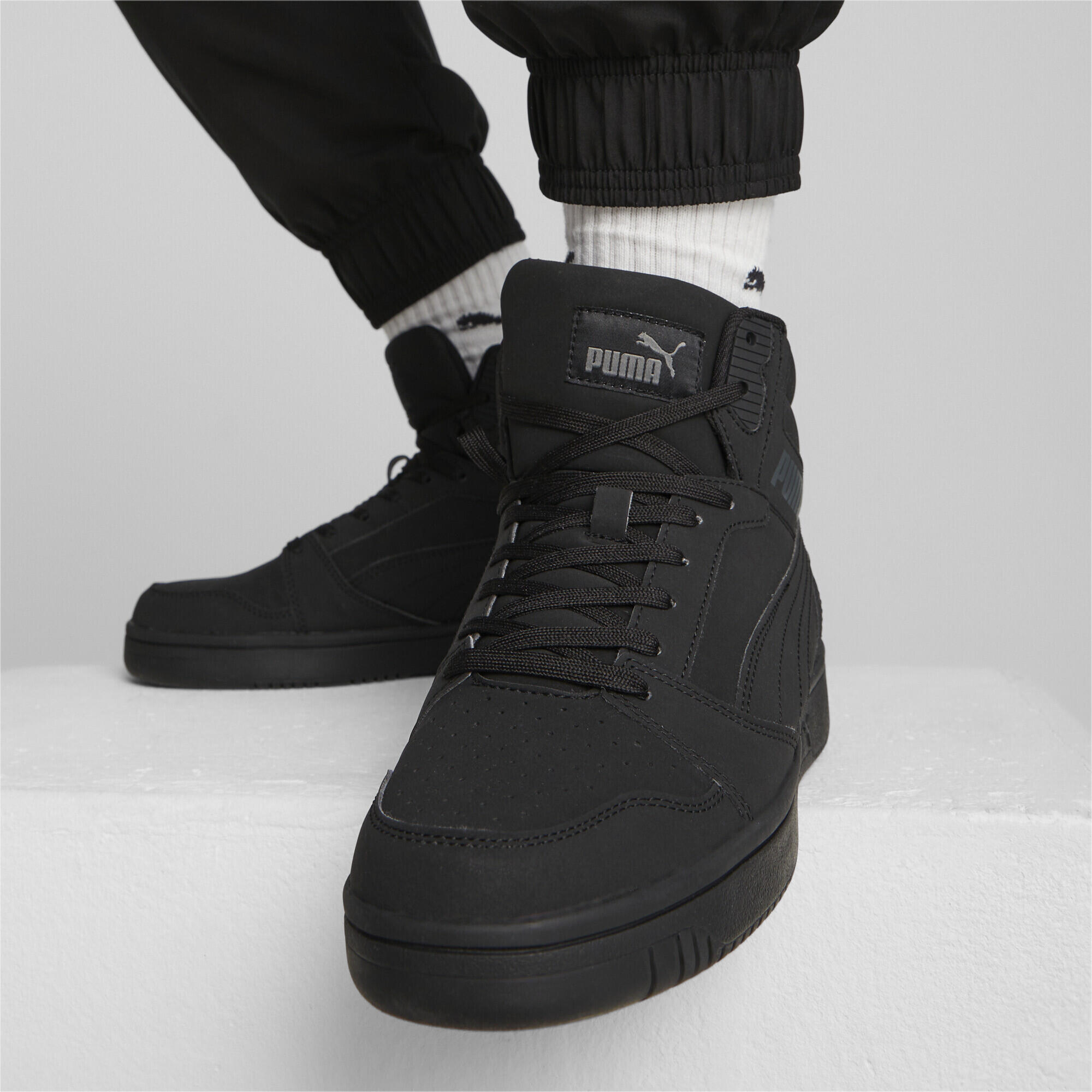 Sneakers Rebound Buck PUMA Black Shadow Gray 2/7