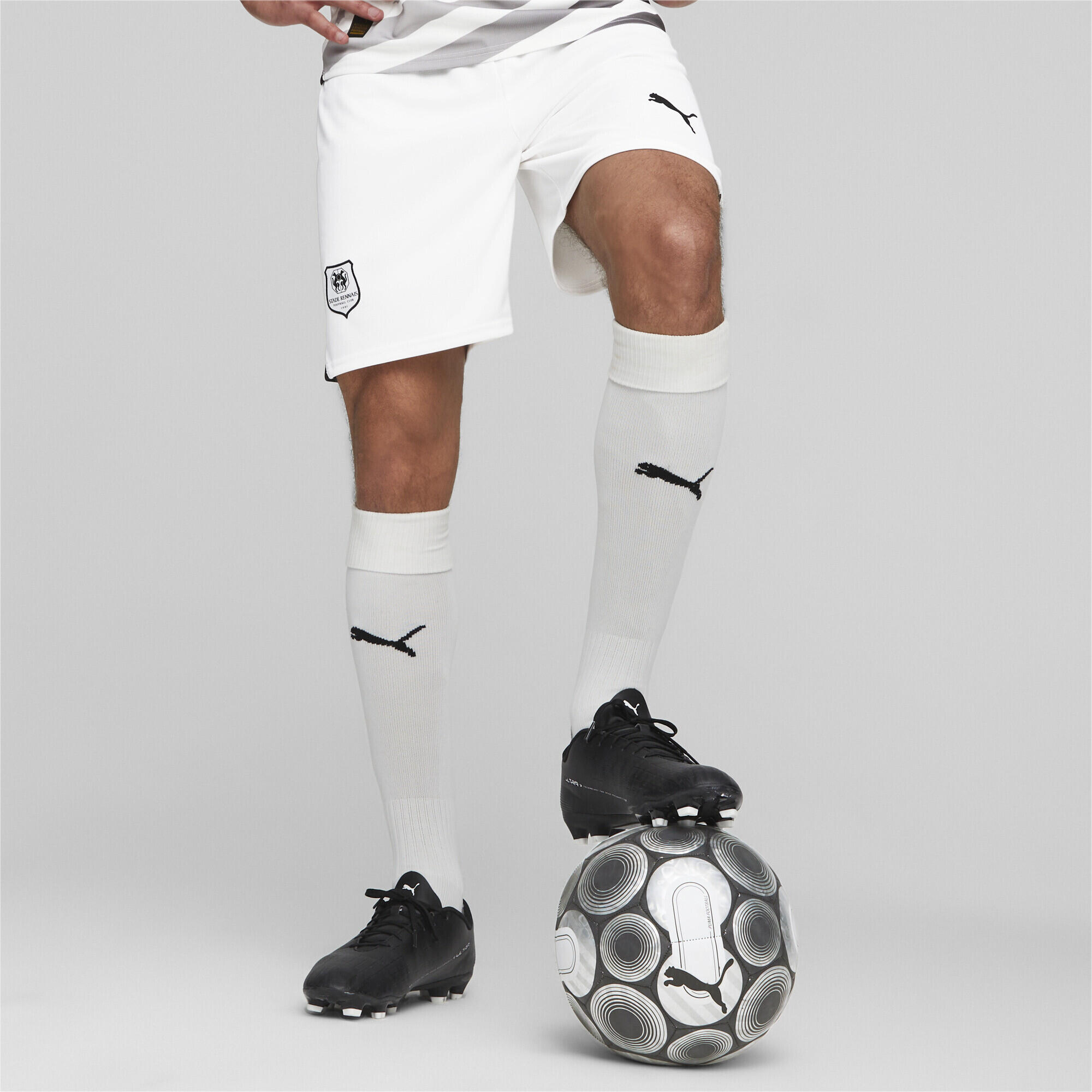 Shorts da calcio Stade Rennais F.C. PUMA White Black 2/6