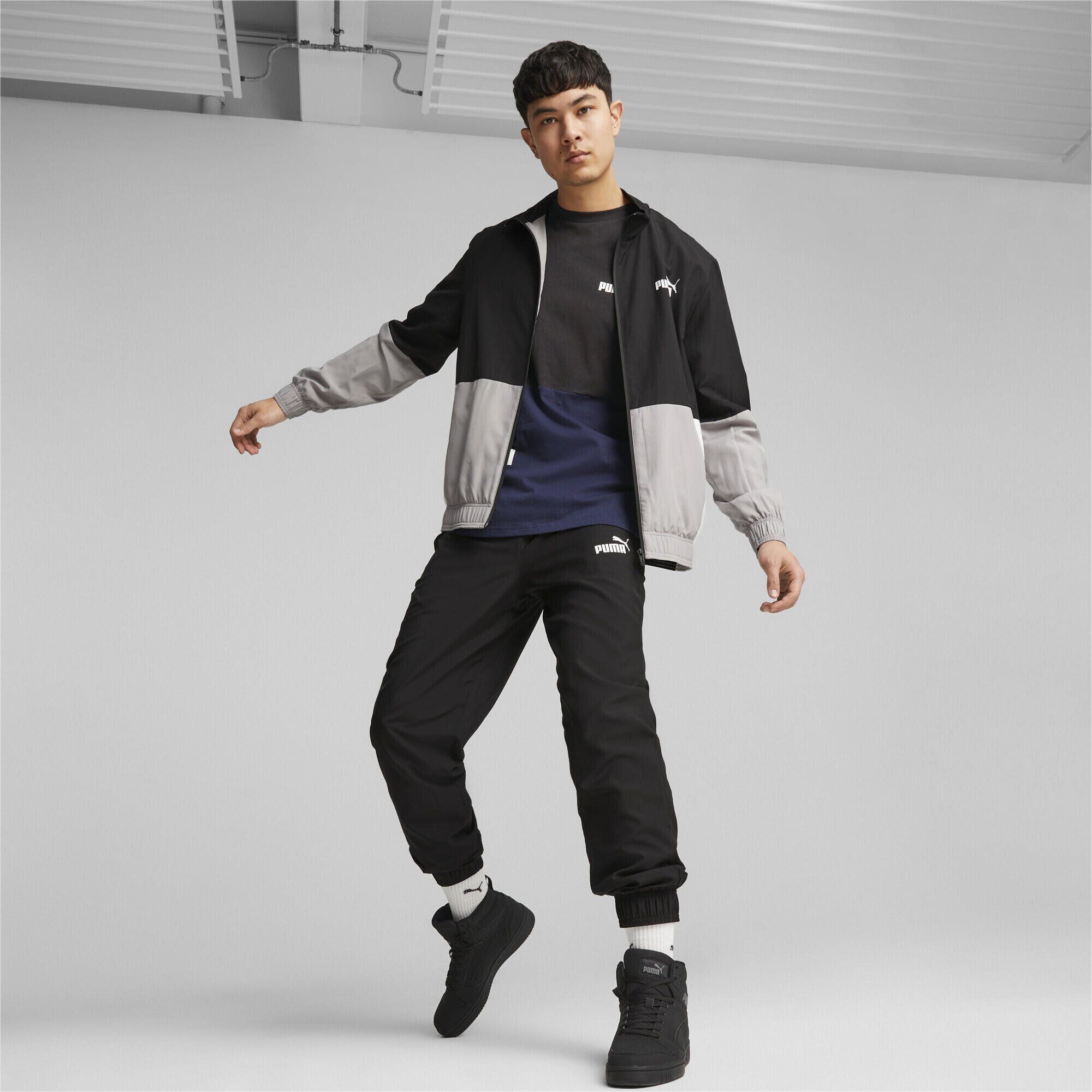 Sneakers Rebound Buck PUMA Black Shadow Gray 3/7