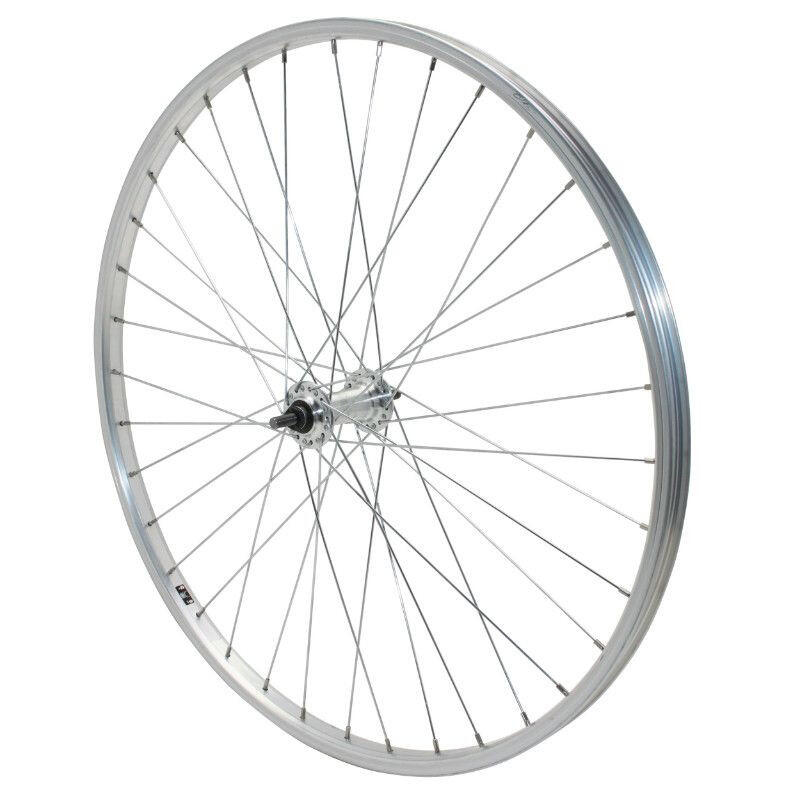 Velox - Roue De Vélo Vtt Avant Aluminium Moyeu Aluminium Axe Plein Velox - Roue - Gris - 26" - Decathlon