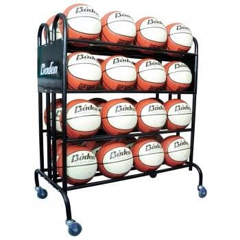 Sure Shot 32 Ball Trolley - with 32 Zone basketballs 1/1