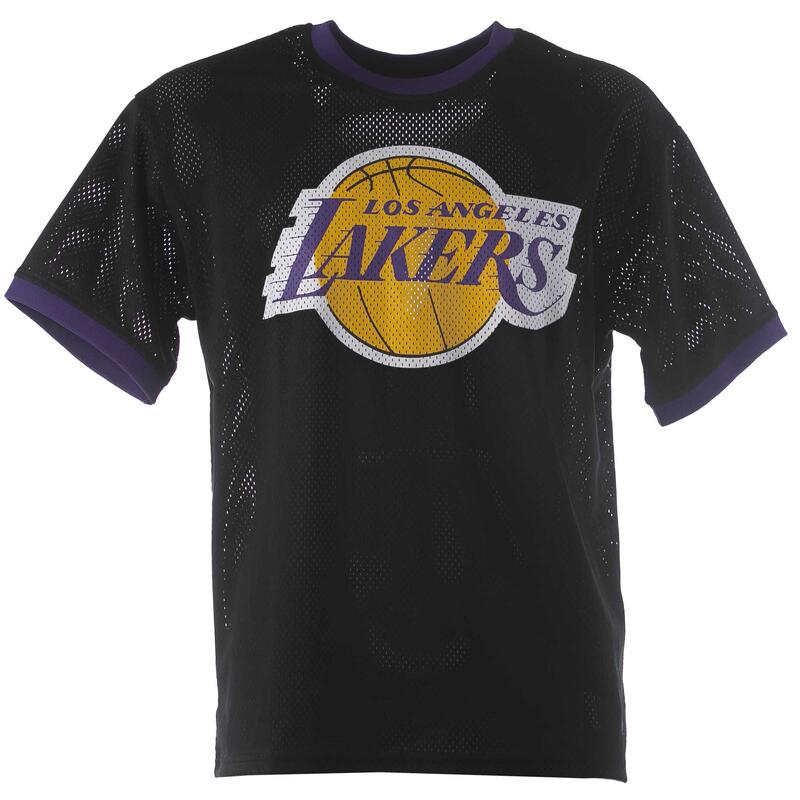 T-Shirt New Era Nba Team Logo Mesh Os Tee Loslak Blktrp Erwachsene