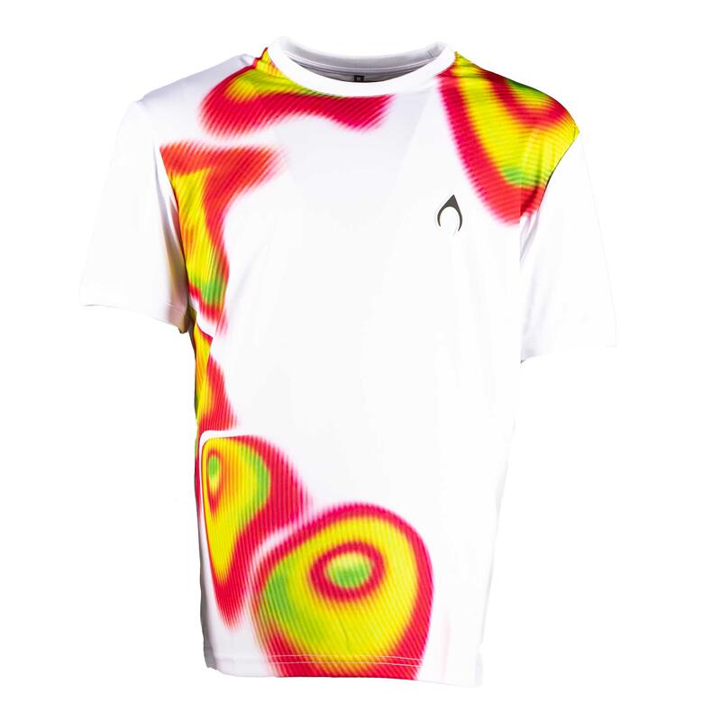 Camiseta Nytrostar Con Estampado Multicolor Ovalado Adulto