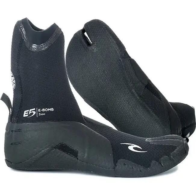Rip Curl E-Bomb 3mm Split Toe Wetsuit Boots Black