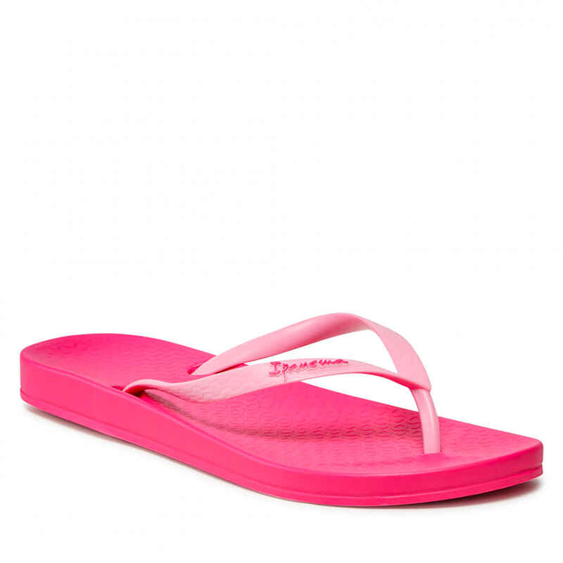 Anatomische Ipanema Flip-Flops Tan Fem Fuchsia Dame