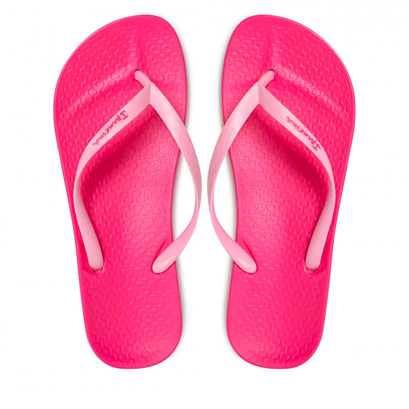 Anatomische Ipanema Flip-Flops Tan Fem Fuchsia Dame