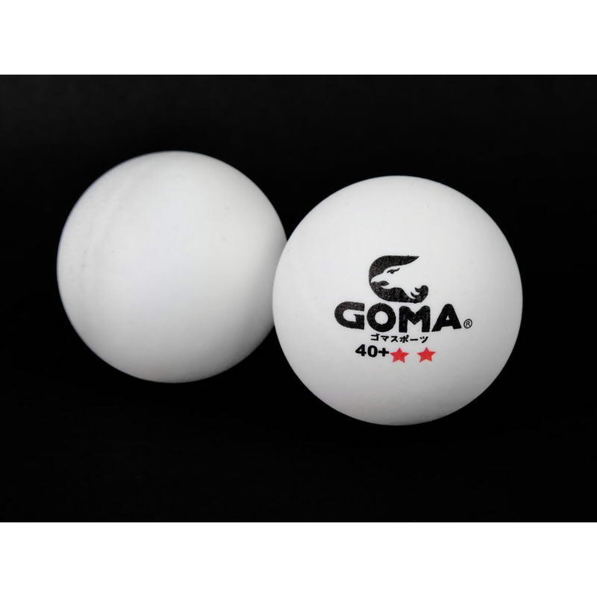 G402PY 二星40+ 乒乓球 (6個裝) - 白色