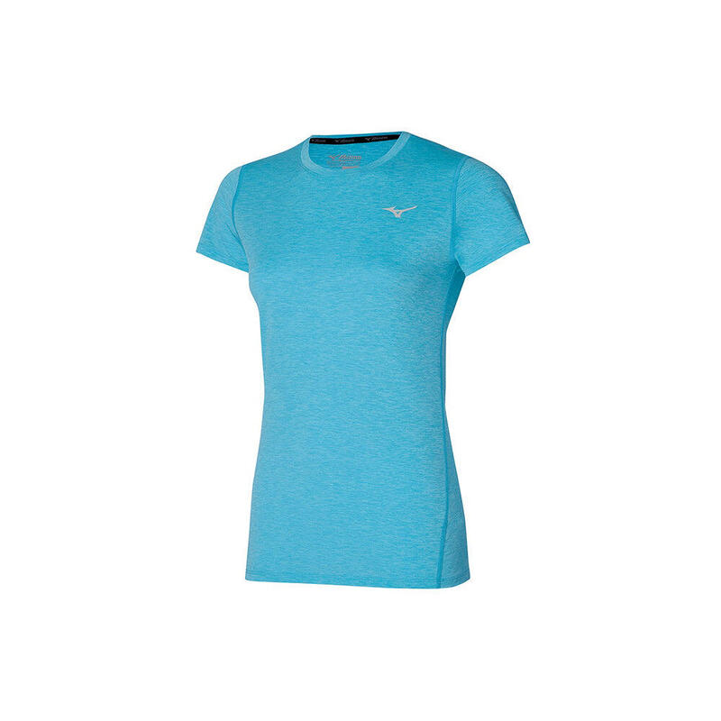 Impulse Core 女裝跑步短袖上衣 - 淺藍色(Maui Blue)