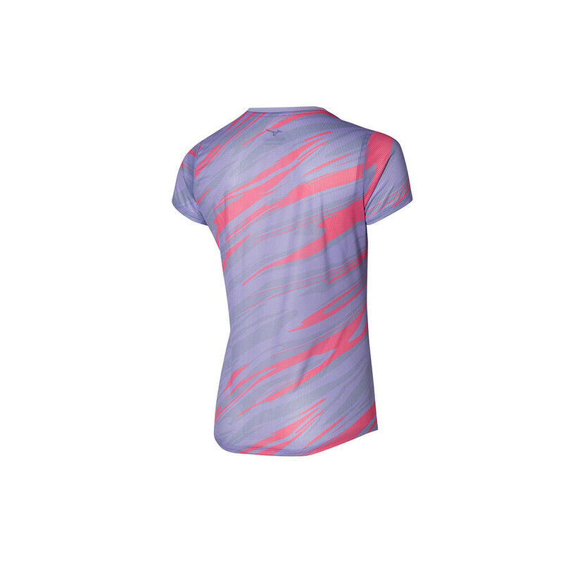 DryAeroFlow Graphic Women Short Sleeves Running Tee - Pastel Lilac