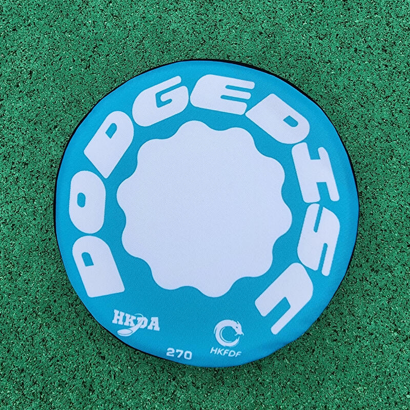 270MM  Dodge Disc - Aqua Blue & White