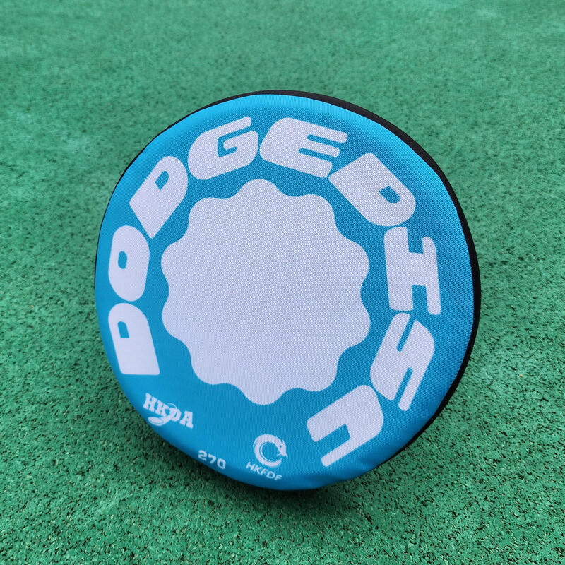 270MM  Dodge Disc - Aqua Blue & White