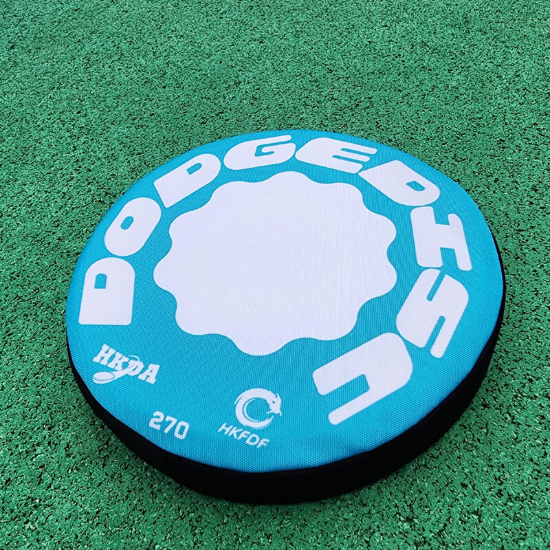 270MM  Dodge Disc - Aqua Blue & White