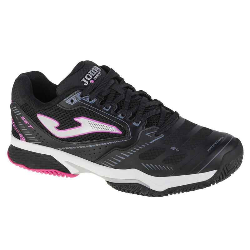 Buty tenisowe damskie Joma T.Set Lady clay black fuchsia 39