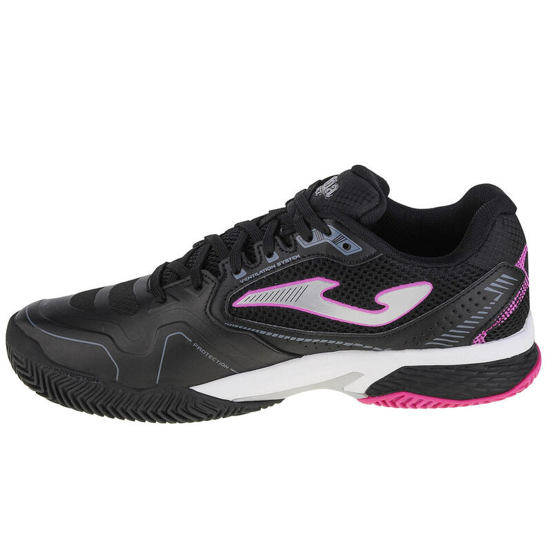 Buty tenisowe damskie Joma T.Set Lady clay black fuchsia 39