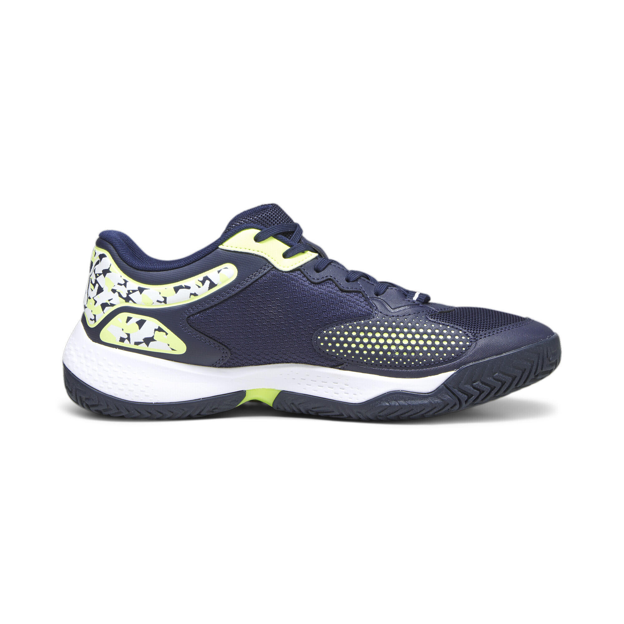 Chaussures de padel SolarCOURT RCT PUMA Navy Fast Yellow White Blue 5/6