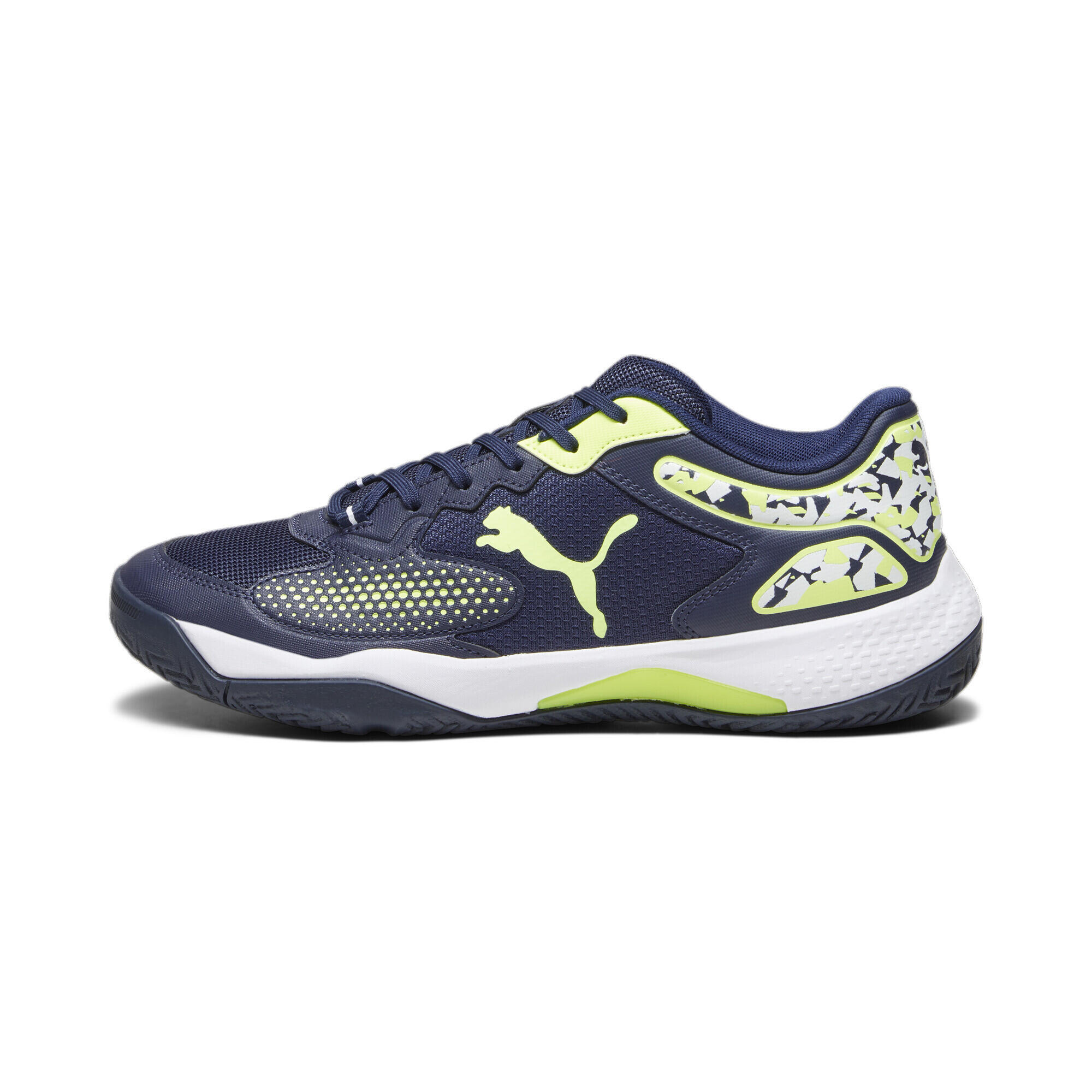 Chaussures de padel SolarCOURT RCT PUMA Navy Fast Yellow White Blue 3/6