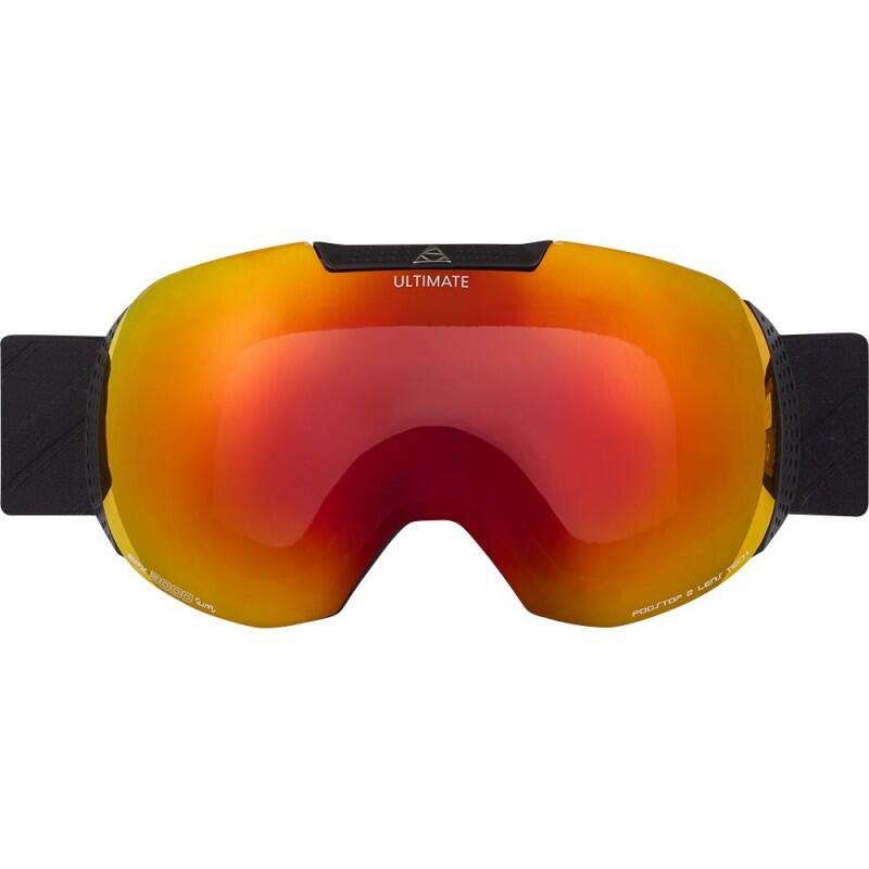 CAIRN Masque de ski ULTIMATE SPX3000IUM - Mat Black / Orange 2/2