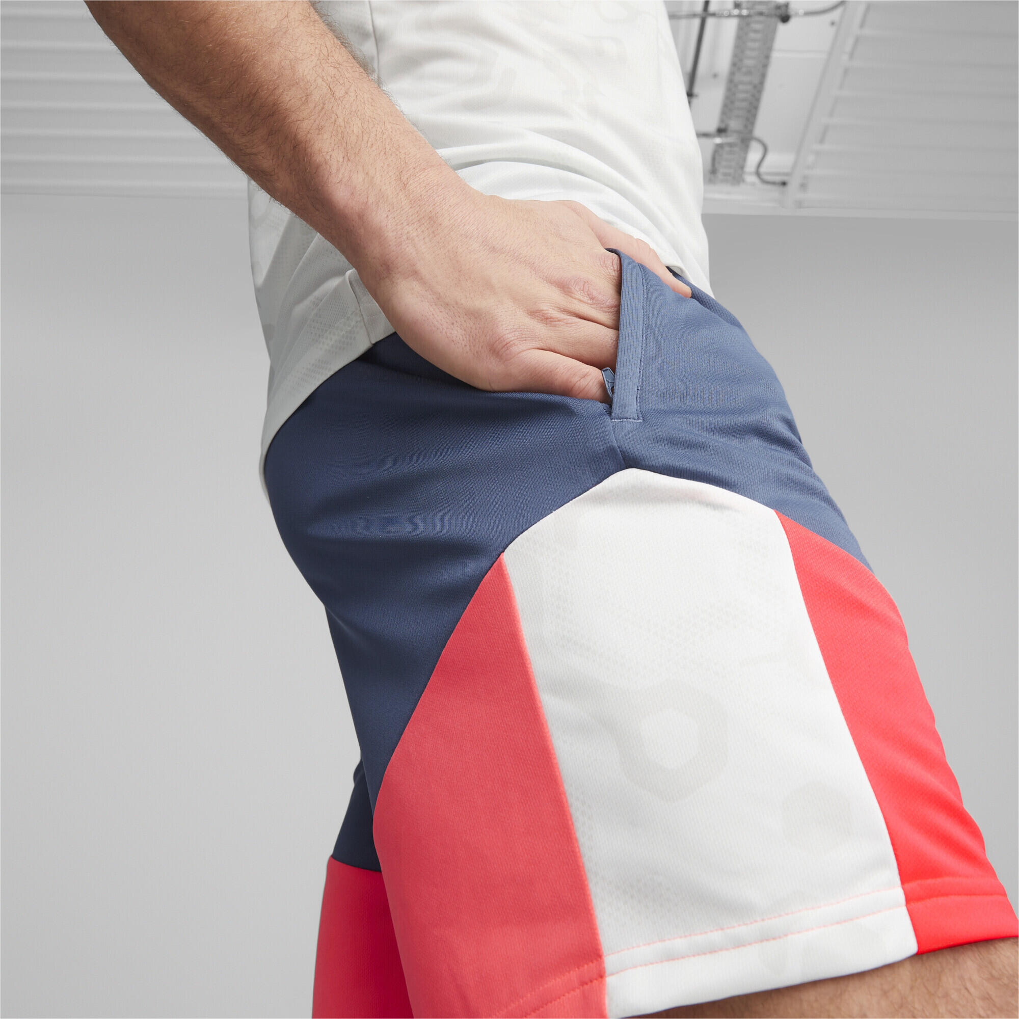 Short de football individualCUP PUMA White Inky Blue 4/5