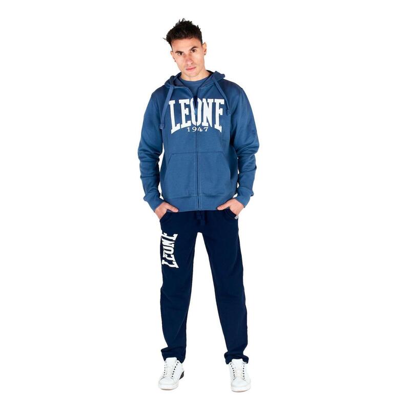 Leone 1947 Apparel herenhoodie met rits