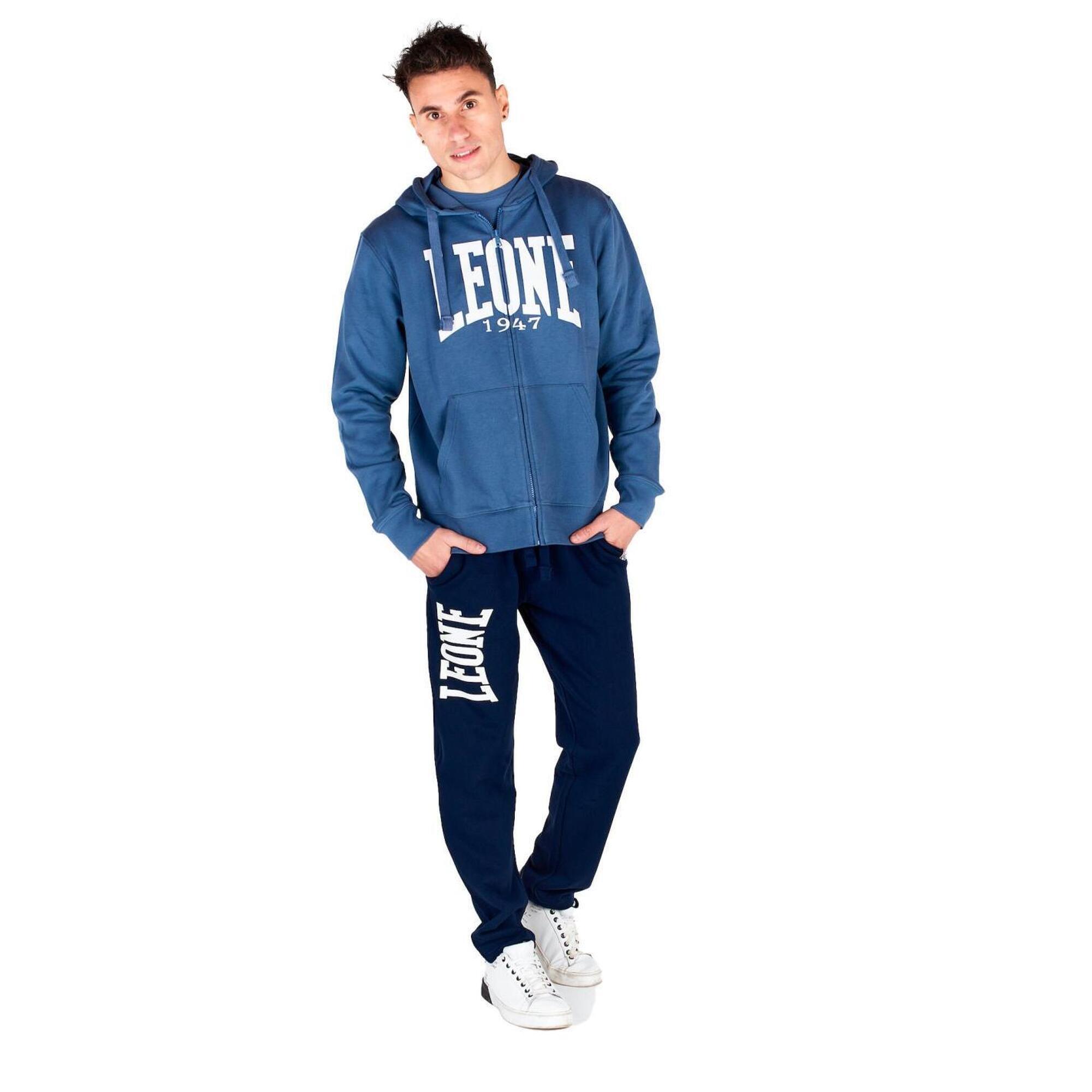 Męska zapinana na zamek bluza z kapturem Leone 1947 Apparel