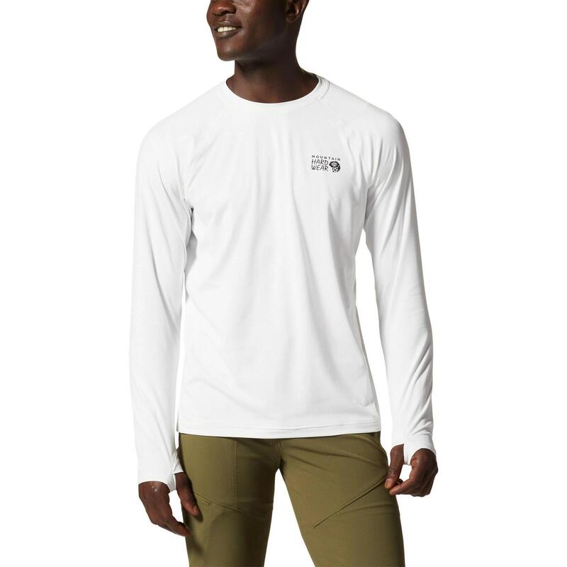 Crater Lake Long Sleeve Crew férfi hosszú ujjú sport póló - szürke