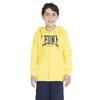 Sweatshirt met capuchon en ritssluiting voor jongen Leone Basic