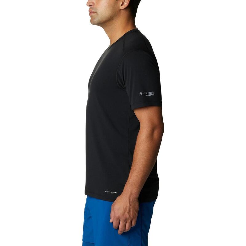 M Endless Trail Running Tech Tee férfi rövid ujjú sport póló - fekete
