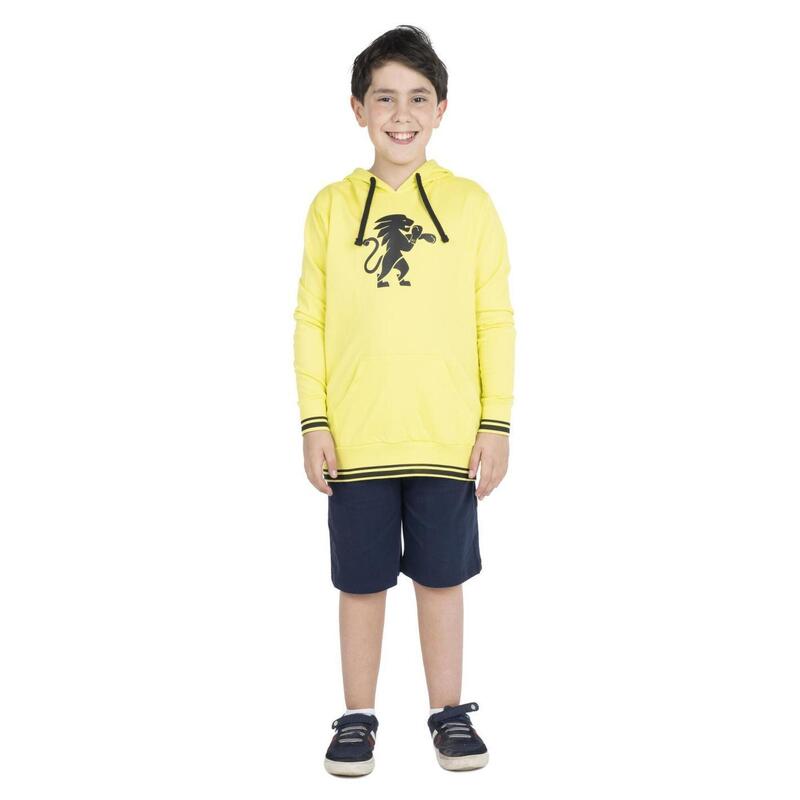 Sweat à capuche camouflage pour enfant Leone Bold Color