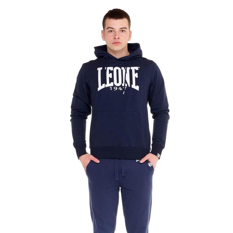 Sweatshirt  lichtgewicht niet-geborsteld met capuchon voor heren Leone 1947