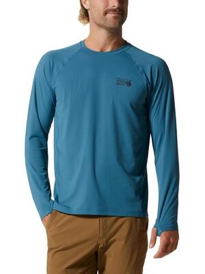 Sport t-shirt met lange mouwen heren crater lake crew