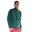 Sweatshirt homem com gola alta e Zipper completo com pequeno logotipo Basic