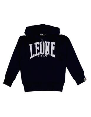 Basic sweatshirt met capuchon en ritssluiting