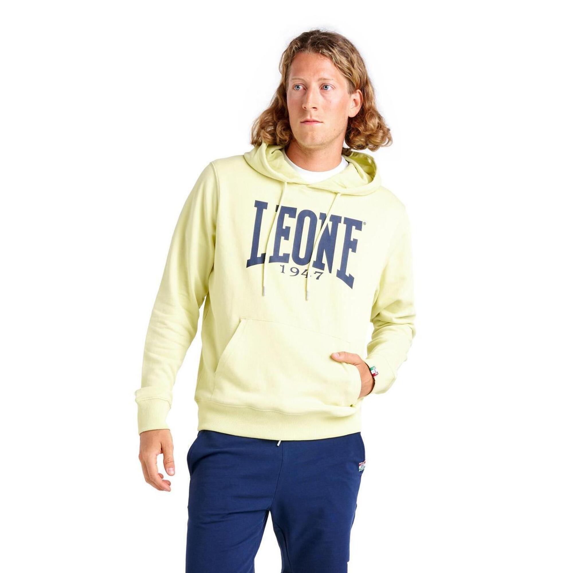 Męska bluza z kapturem Leone 1947 unbrushed – lekka bluza