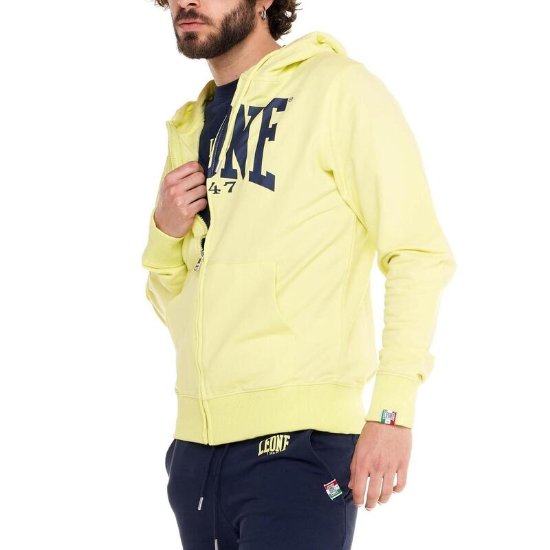 Leone 1947 Apparel herenhoodie met rits