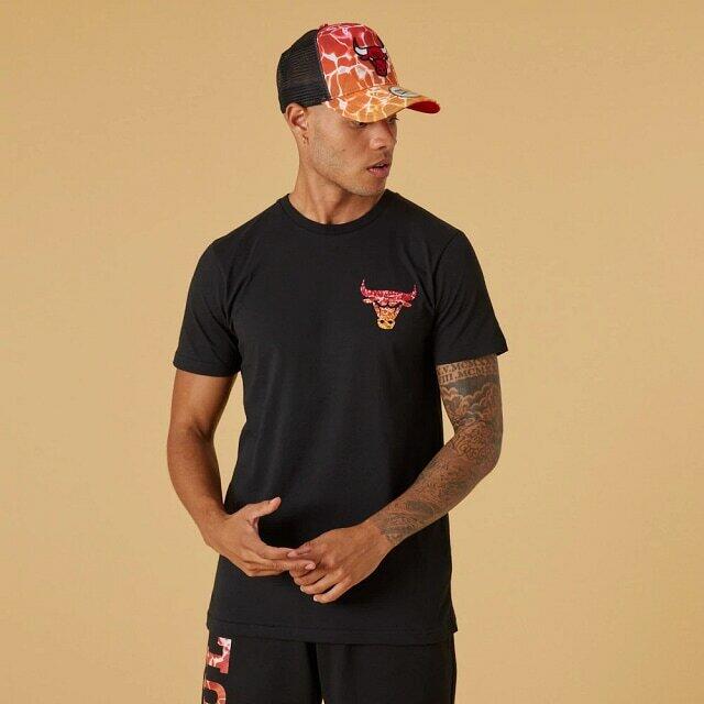T-Shirt NBA Chicago Bulls Body Water Print Herren NEW ERA 5/5