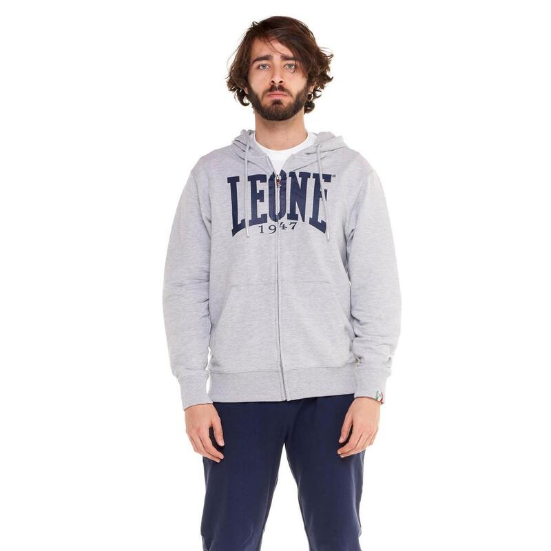 Leone 1947 Apparel herenhoodie met rits