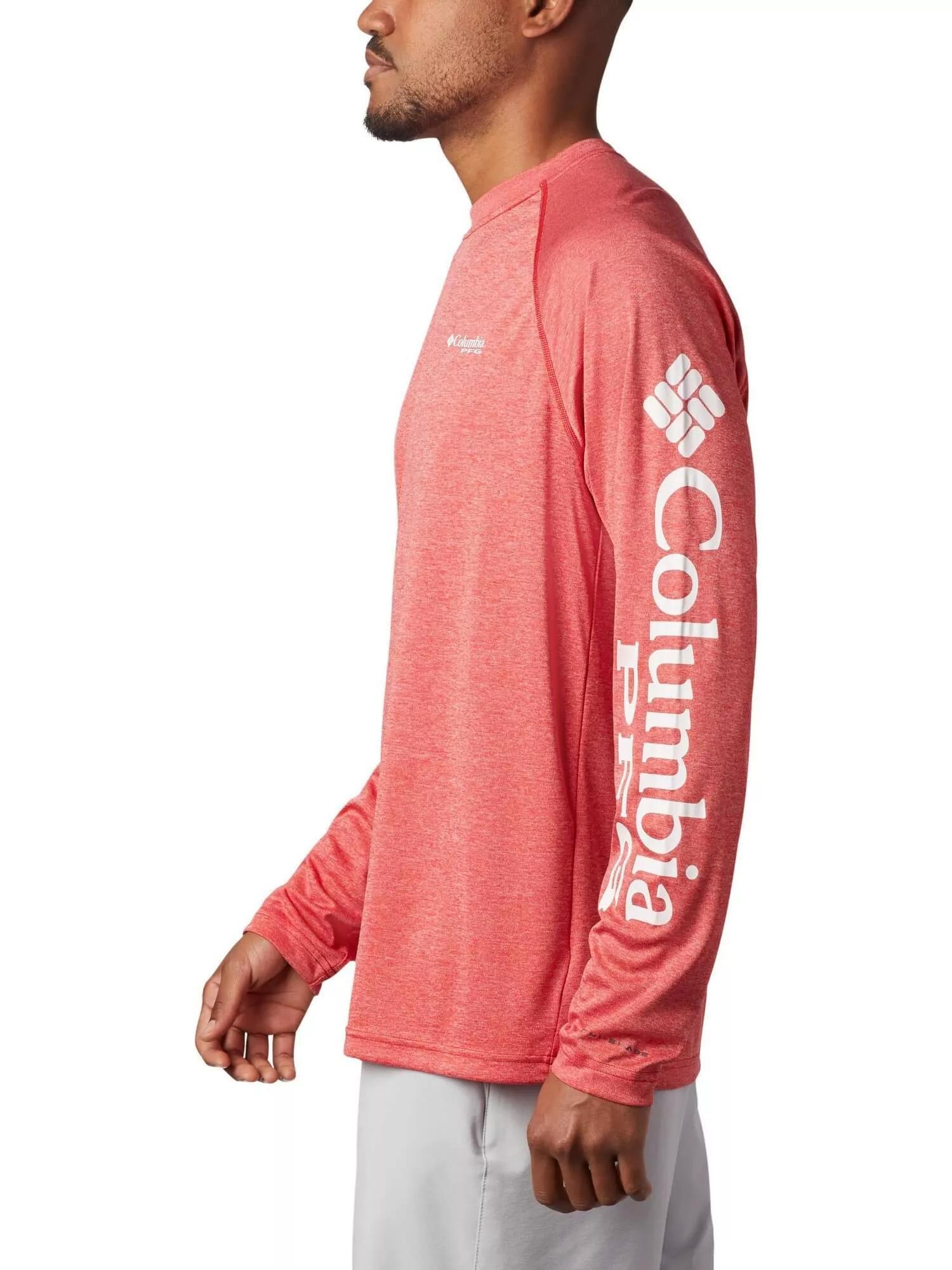 T-shirt sport hommes Terminal Tackle Heather LS 3/5