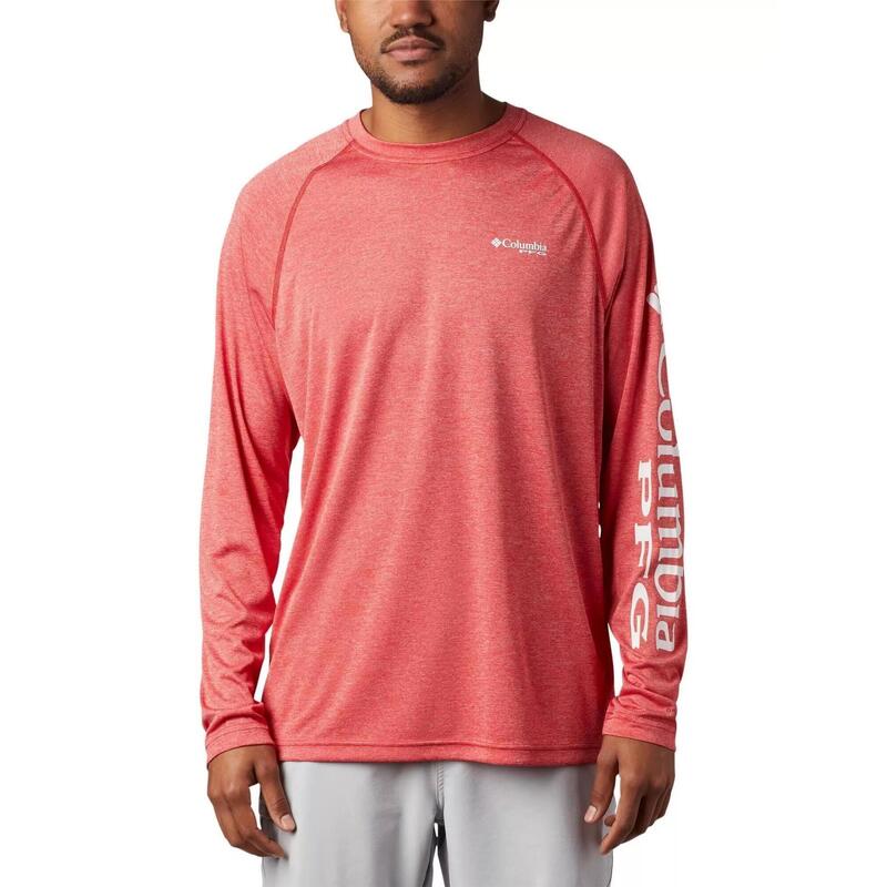 Tricou cu maneci lungi, pentru sport Terminal Tackle Heather LS Shirt barbati